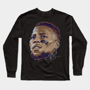 Saquon Barkley New York G Portrait Long Sleeve T-Shirt